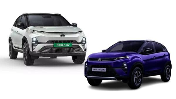 Tata Nexon's top-end variant comes slightly higher priced than the base variant of Nexon EV.
