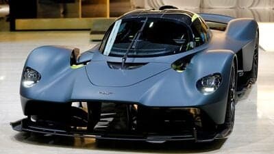 Aston Martin Valkyrie is one of the world’s most expensive road cars. It’s designed like a Formula 1 race car, capable of generating the necessary amount of down force to enable fast track driving, especially round corners and bends.