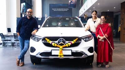 Actor Priya Mani purchase the new-generation Mercedes Benz GLC luxury SUV recently in the Polar White shade 