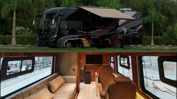 A Chandigarh-based company has launched this luxury motorhome based on Bharat Benz chassis that comes with all modern amenities including modular kitchen, washroom and king-size bed.