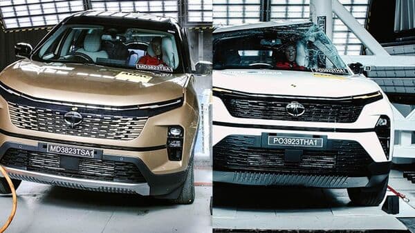 Tata Motors crash test its vehicles at its Integrated Safety Centre within its Pune manufacturing facility
