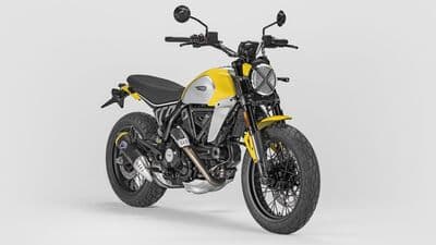 Ducati Scrambler Icon equipped with a host of accessories.