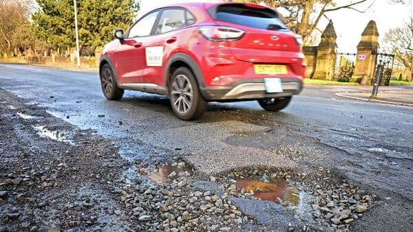 The new ARRES AI-powered robot can identify and fix potholes and was recently tested by the Hertfordshire County Council in the UK