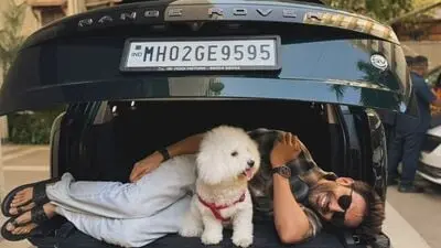 Actor Kartik Aaryan recently took delivery of his new Range Rover SV in the top-spec version with the 4.4-litre V8 engine 