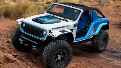 A plug-in hybrid version of the Jeep Wrangler SUV accounted for half of total US Wrangler sales in the second half of 2023