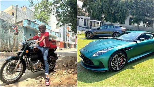 Zomato CEO Deepinder Goyal has added the Aston Martin DB12 to his garage, which joins several other exotics 