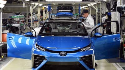 File photo of a Toyota Mirai being assembled at a company factory. Image has been used for representational purpose.