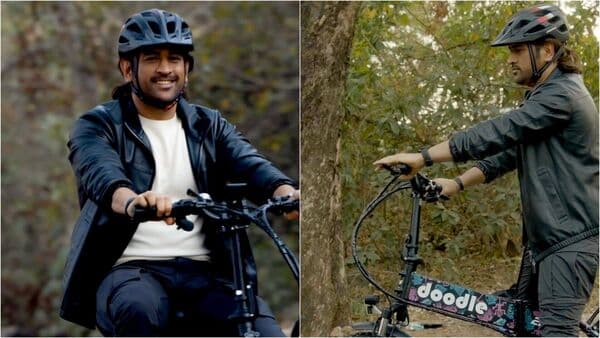 MS Dhoni was recently spotted riding the EMotorad Doodle V3 electric bicycle worth  <span class='webrupee'>₹</span>52,999