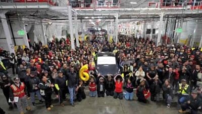 Tesla has just produced its six millionth electric car. The first million took 12 years, while the last one million took just six months.