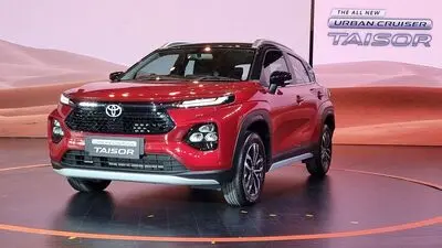 Toyota Motor has launched the Maruti Fronx-based Urban Cruiser Taisor SUV at a starting price of  <span class='webrupee'>₹</span>7.33 lakh (ex-showroom). It is offered with two petrol engine options as well as a CNG version.