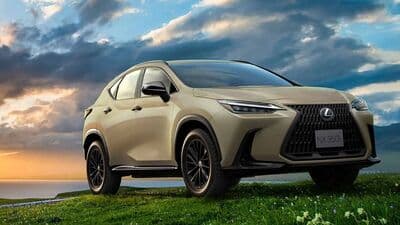 Lexus NX 350h Overtrail comes with higher ground clearance when compared to the standard model.