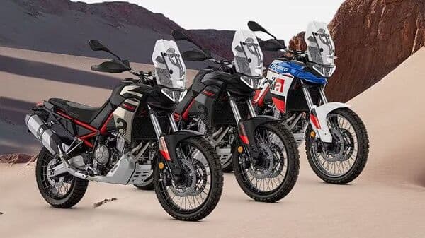 Aprilia will sell the Tuareg 660 in three colour options. 