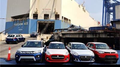 India's automobile exports faced a 5.5% decline in FY24 due to monetary crises in key overseas markets, according to SIAM. 

(Photo is representational)