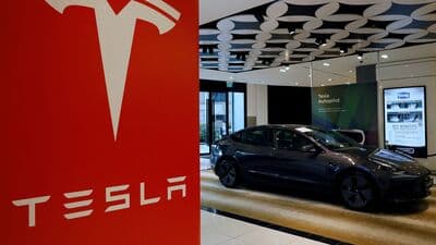 File photo: A Tesla Model 3 is seen at a company showroom in Singapore. Image has been used for representational purpose.
