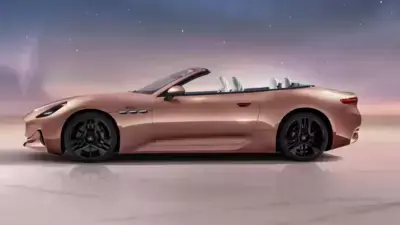 Maserati GranCabrio Folgore gets a T-shaped lithium-ion battery promising up to 448 km range on a single charge.