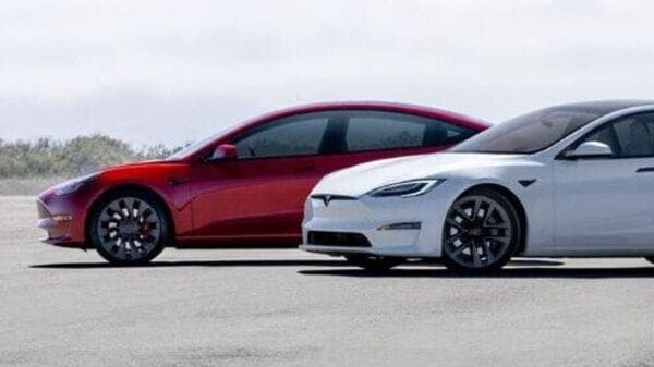 Image of Tesla Model S and Model 3 used for representational purposes only.