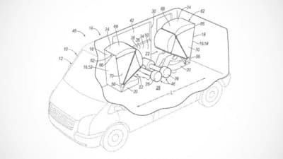 Ford has filed a patent for airbags for autonomous vehicles