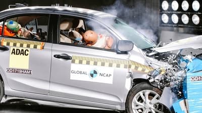 Honda Amaze sub-compact sedan's latest safety ratings at the Global NCAP has gone down to two-star. The sedan had earlier returned with four-star rating five years ago.