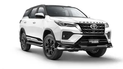 Toyota Fortuner Leader Edition comes with a 2.8-litre diesel engine paired with either a six-speed MT or AT and a 4x2 drivetrain configuration.