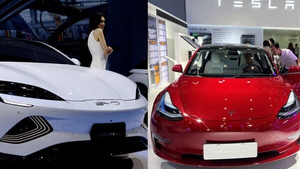 Tesla and BYD are leading brands when it comes to sales of electric vehicles in the global market.