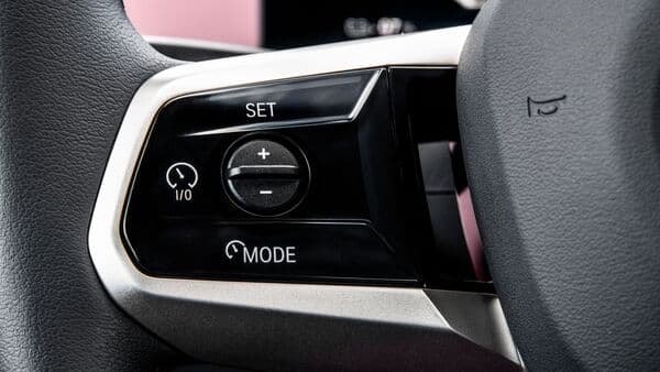 The cruise control feature in modern cars can be accessed by just pushing a button.