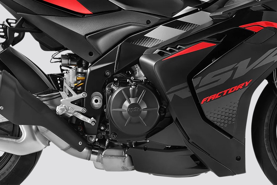 Aprilia RSV4 Engine View