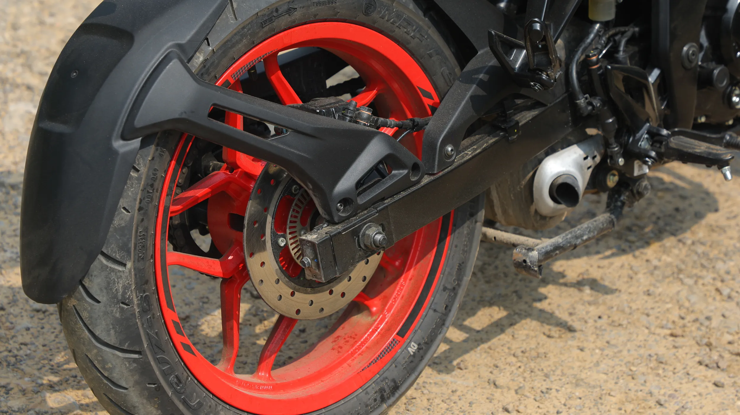Bajaj Pulsar N160 Rear Disc Break View