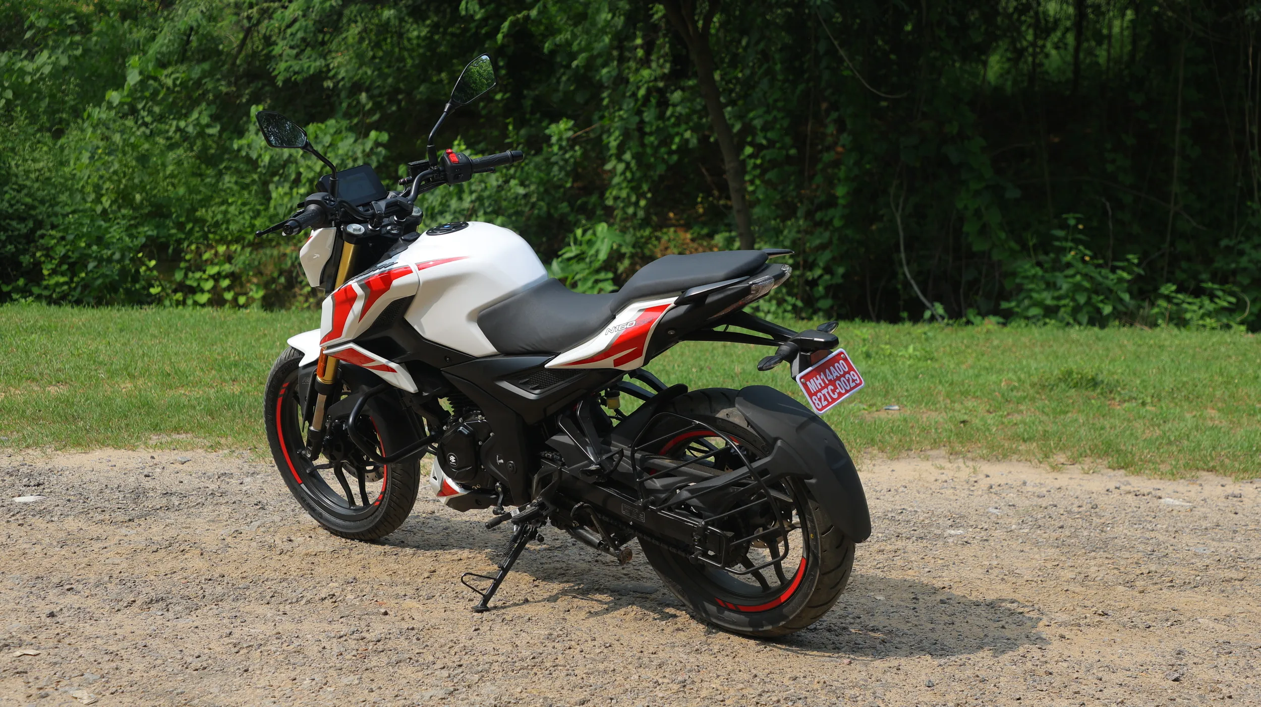 Bajaj Pulsar N160 Rear Left View