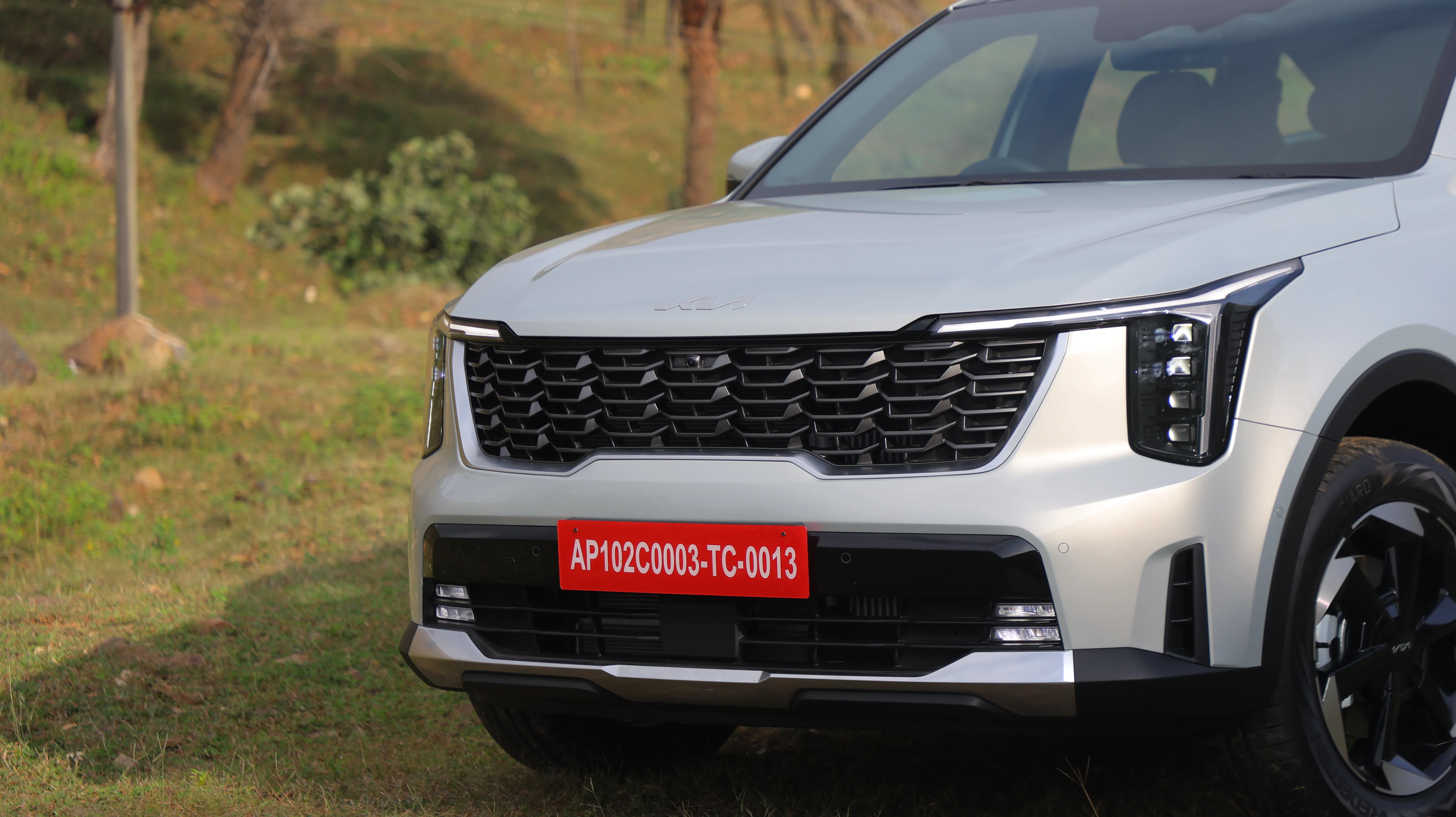 Kia Sorento Number Plate View
