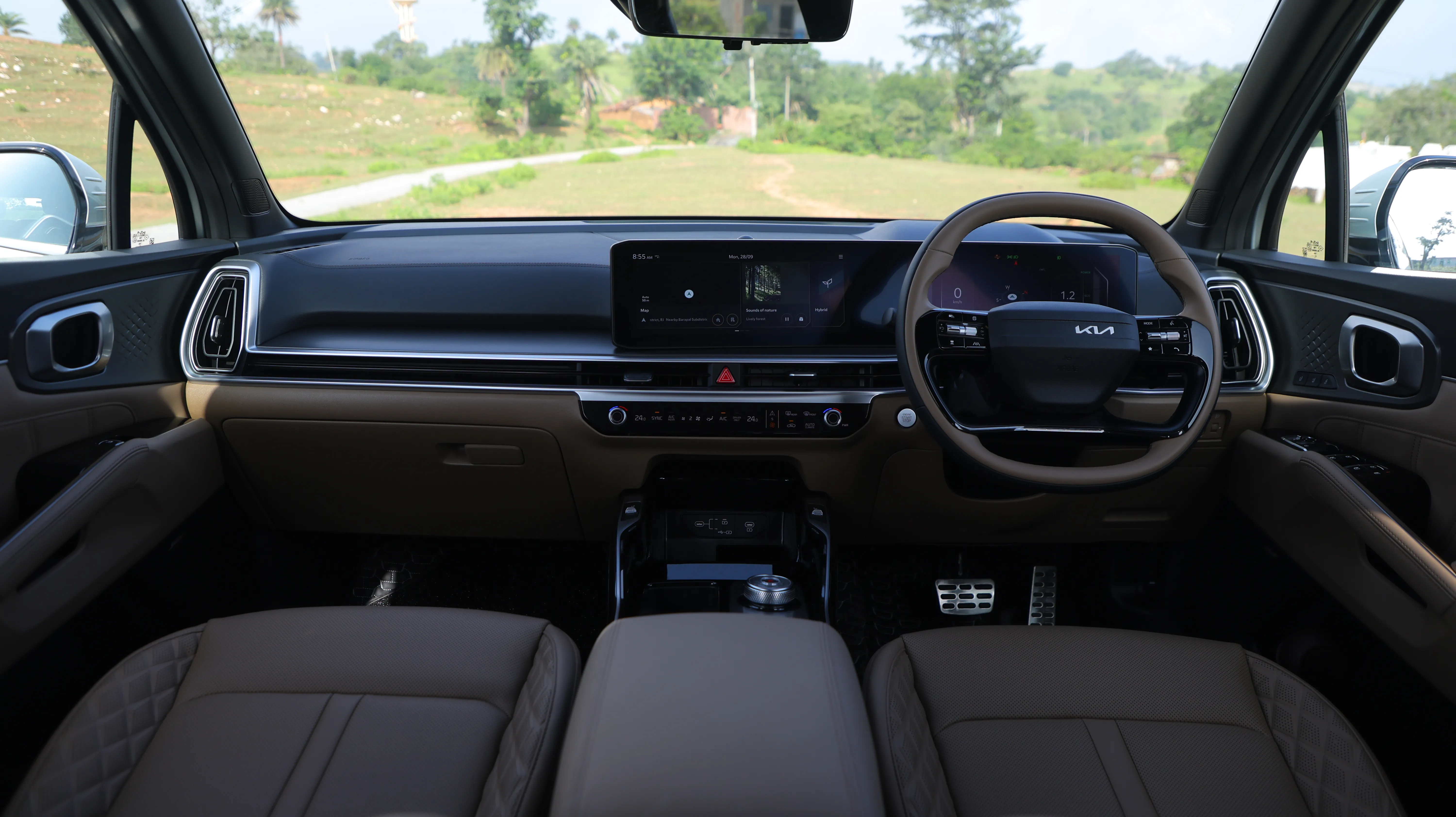 Kia Sorento Infotainment System View