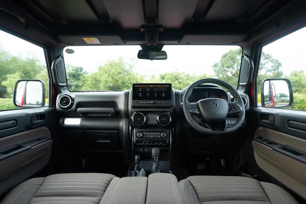 Mahindra Thar OG Dashboard View