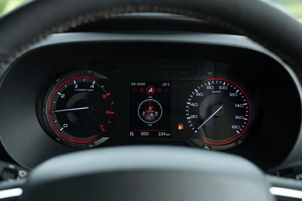 Mahindra Thar OG Speedometer View