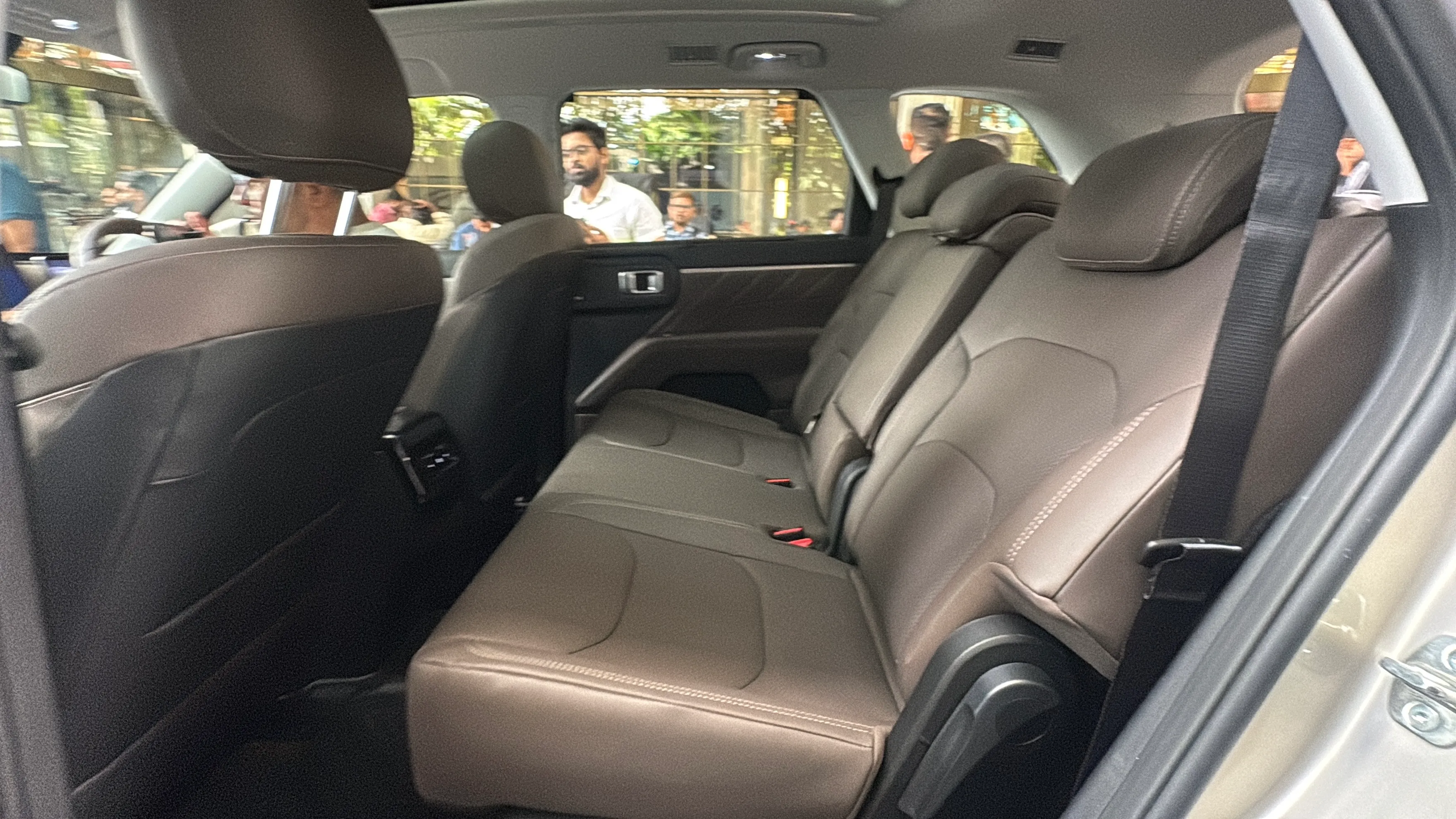 MG Hector Tomahawk PHEV Rear Seat View