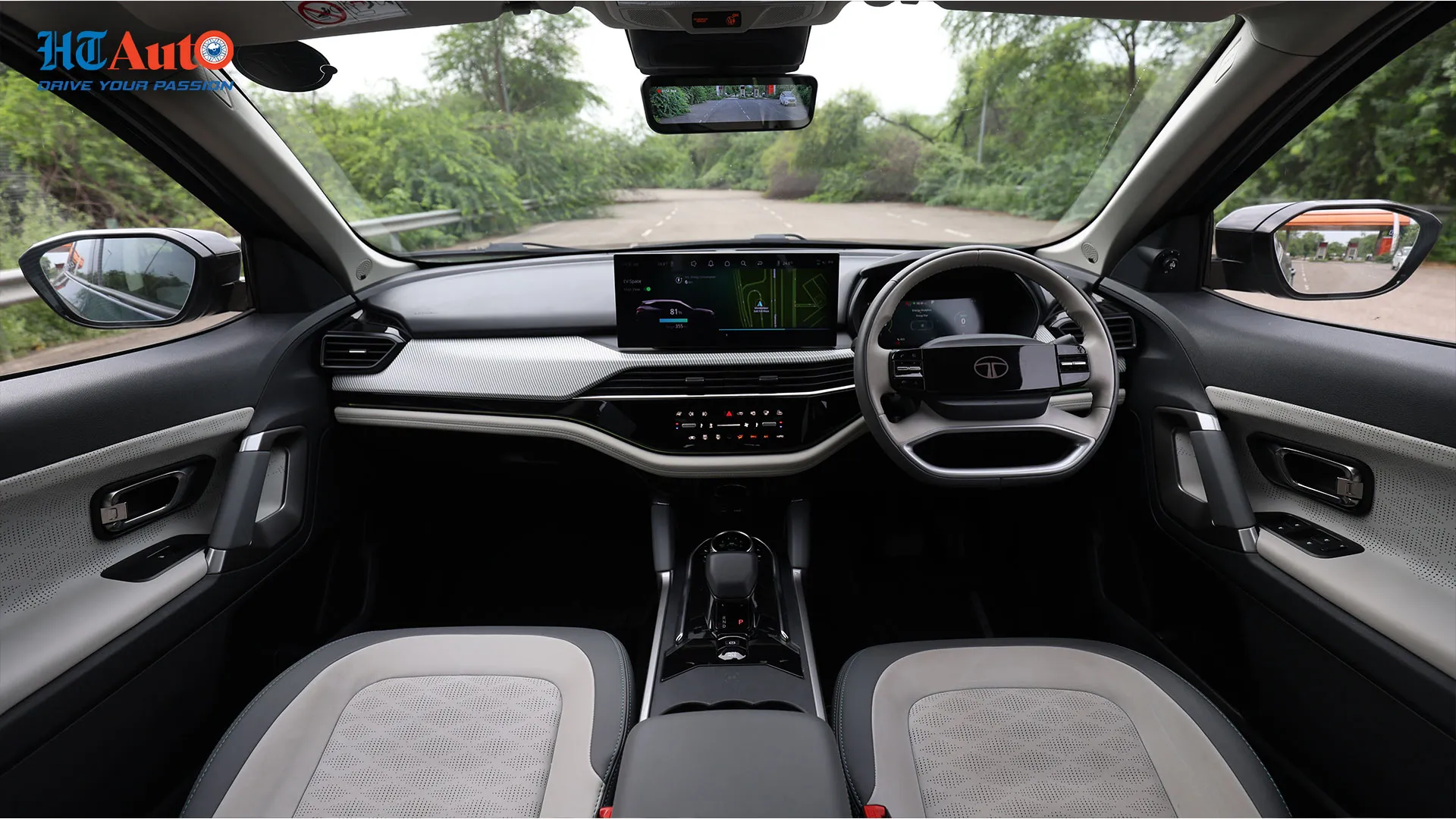Tata Harrier EV Dashboard View