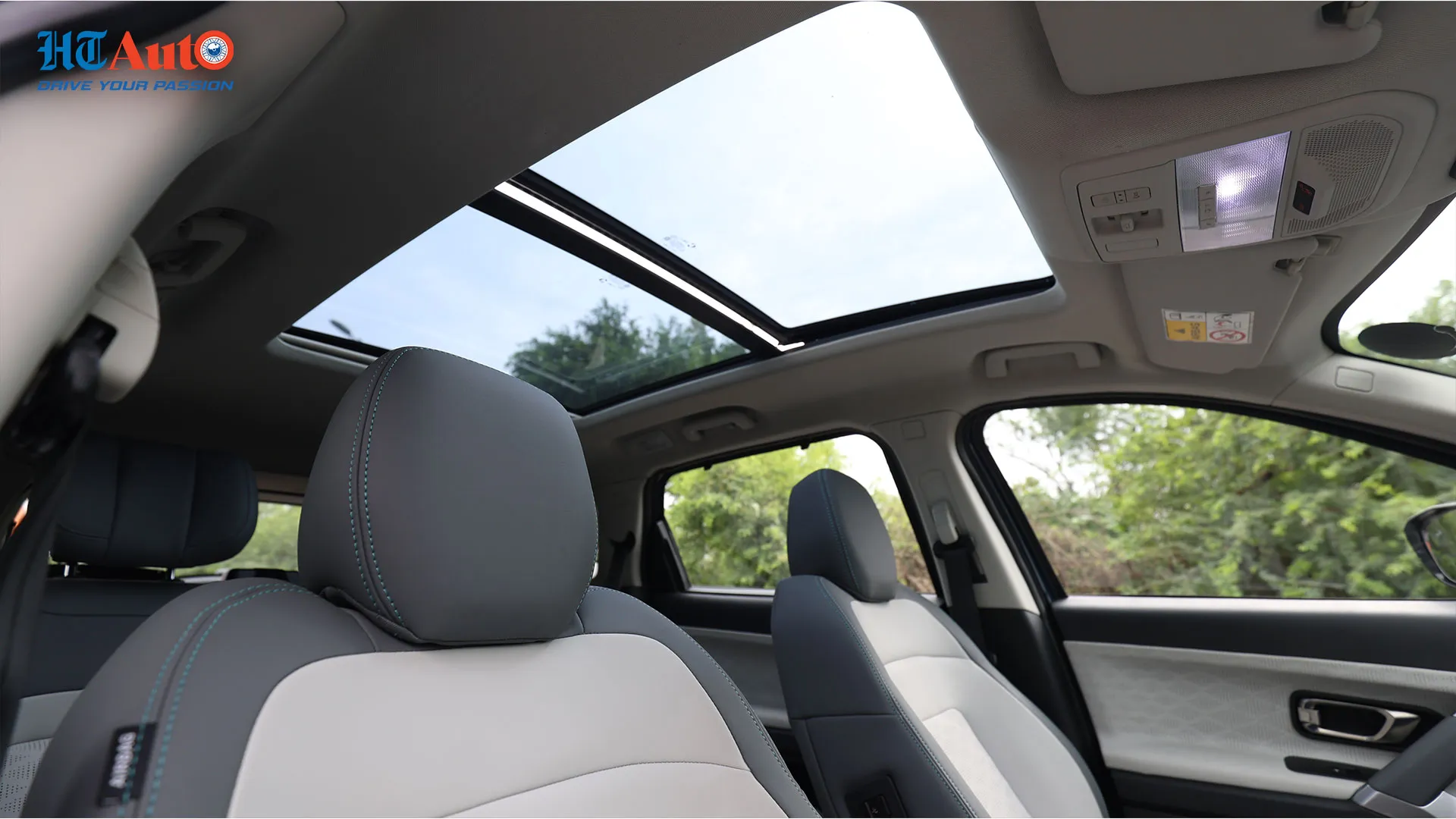 Tata Harrier EV Sunroof View