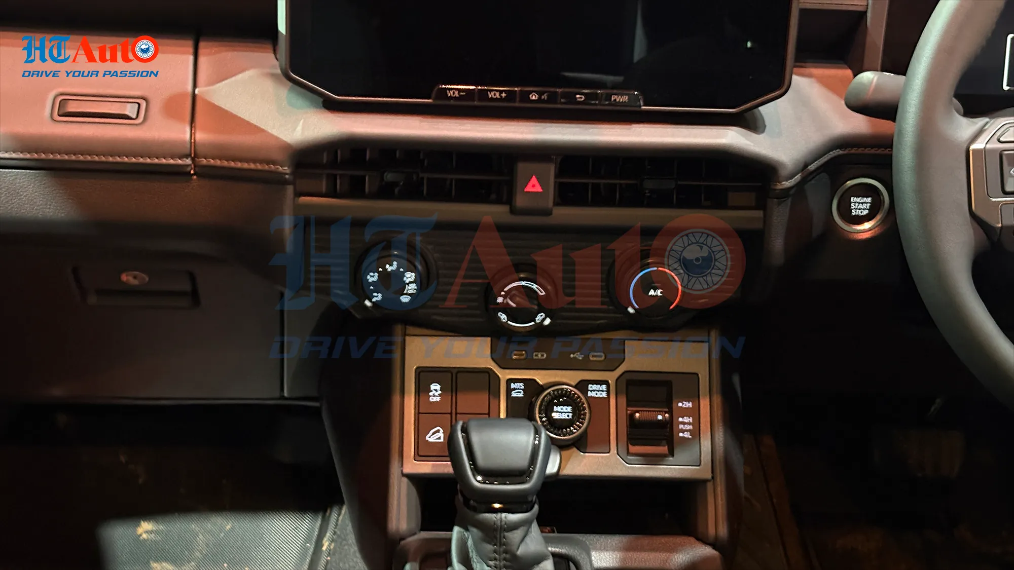 Toyota Hilux Front Ac Vent Infortainment System View
