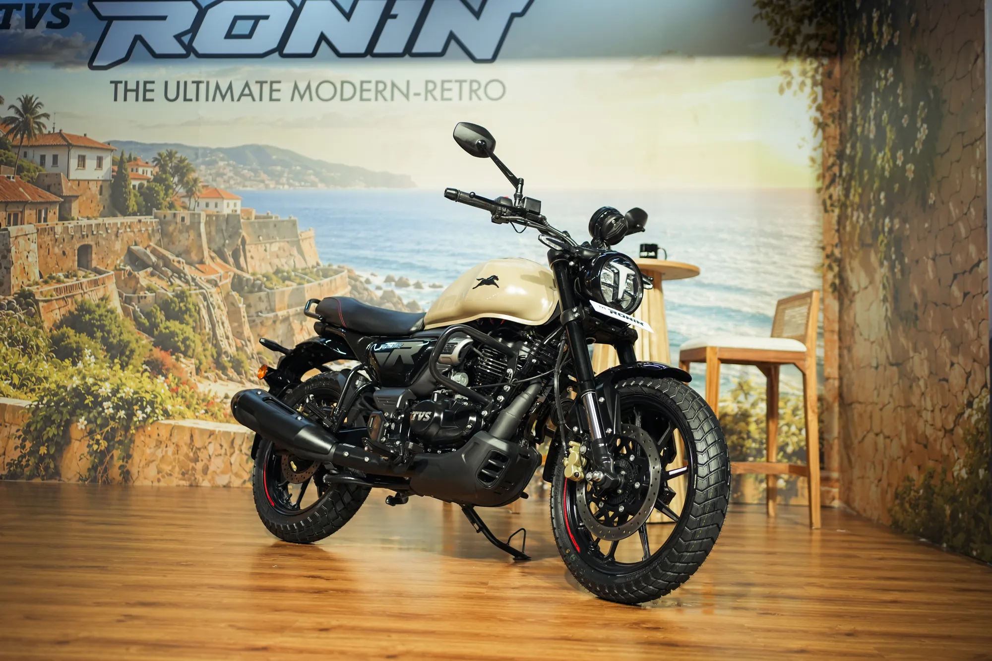TVS Ronin Front Right View